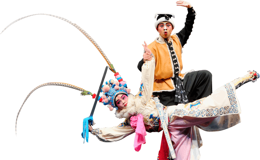 Chinese Opera Performance Duo