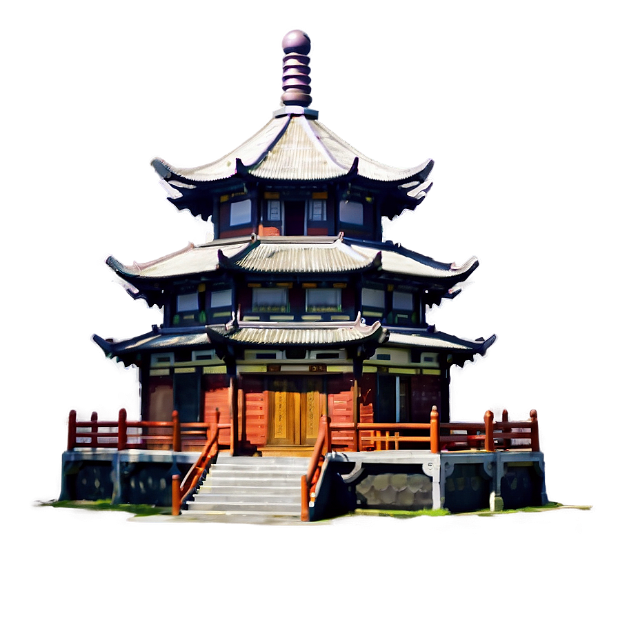 Chinese Pagoda Architecture Png Sty13