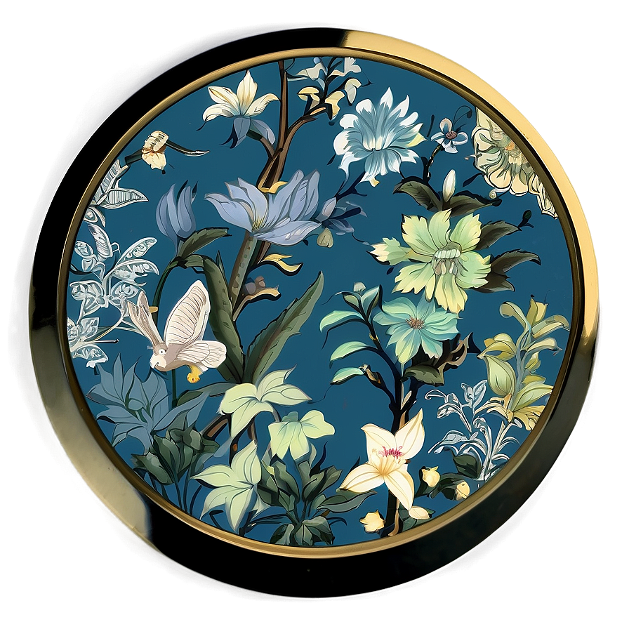 Chinoiserie Print Png Tag28