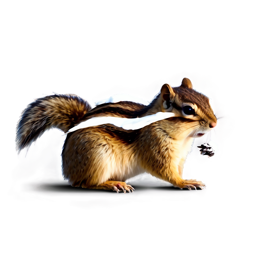 Chipmunk In Snow Png 06242024