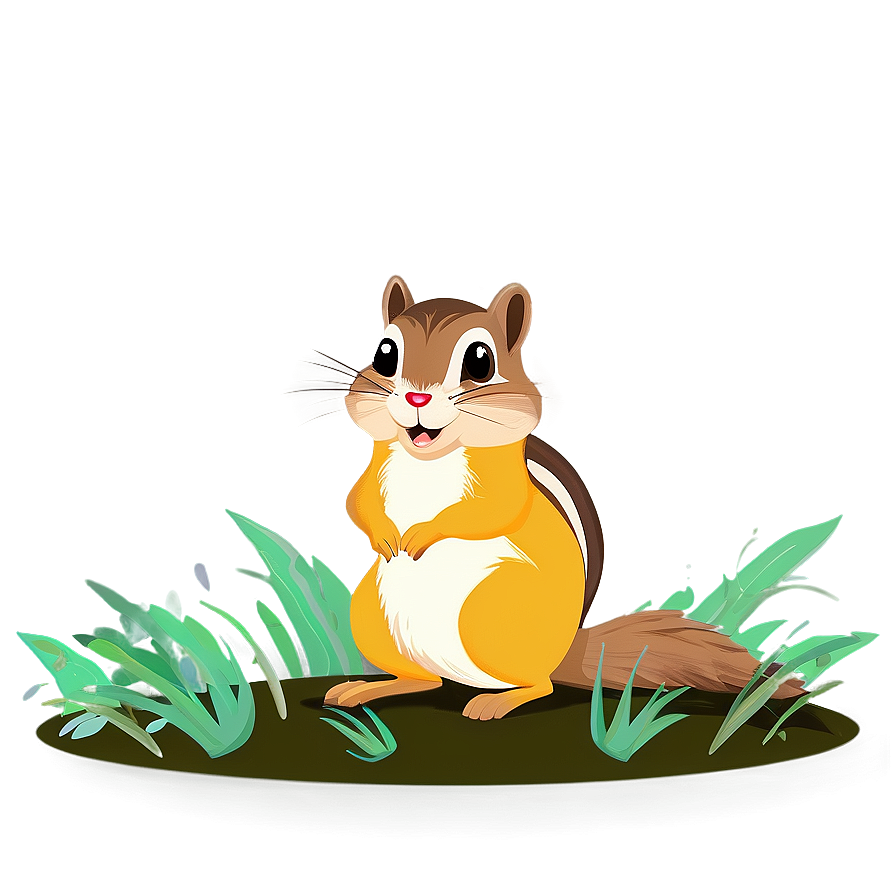 Chipmunk With Forest Background Png 95