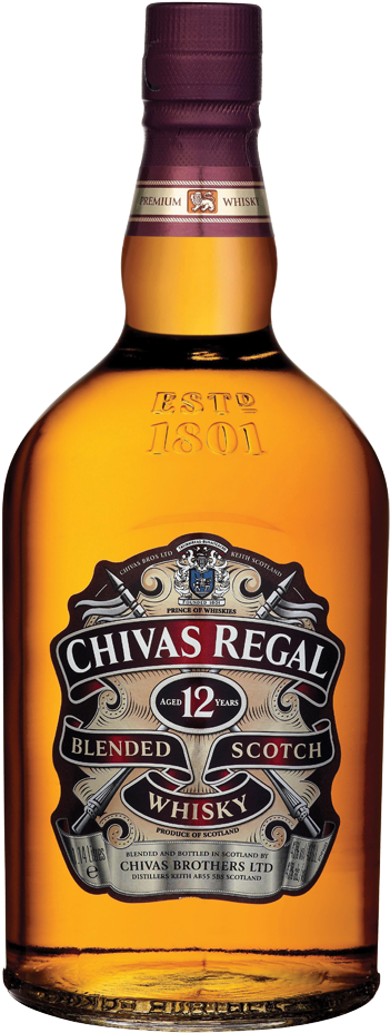 Chivas Regal12 Year Old Scotch Whisky Bottle