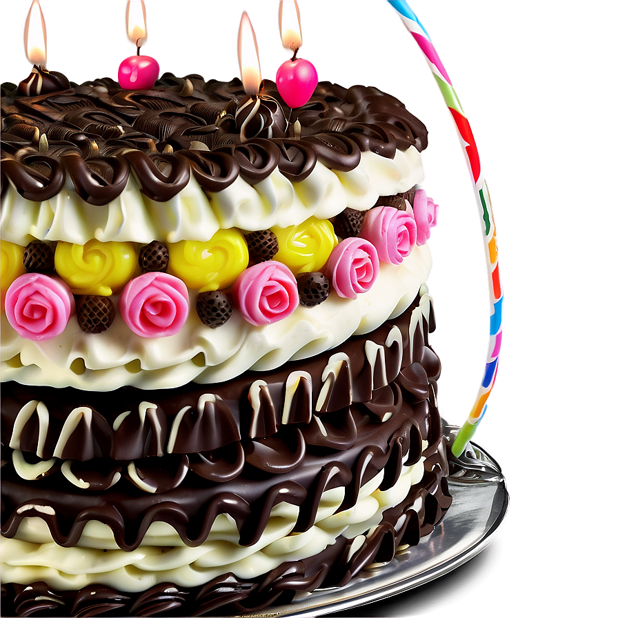 Chocolate Birthday Cake Png 05042024