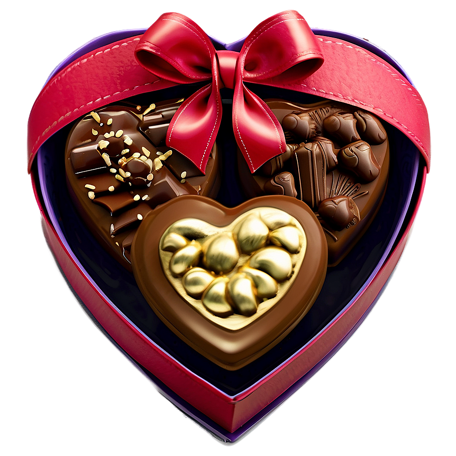 Chocolate Box For Valentine’s Day Png 06212024