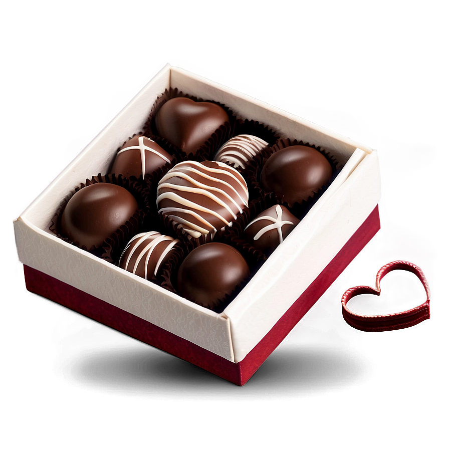 Chocolate Box For Valentine’s Day Png Vqr