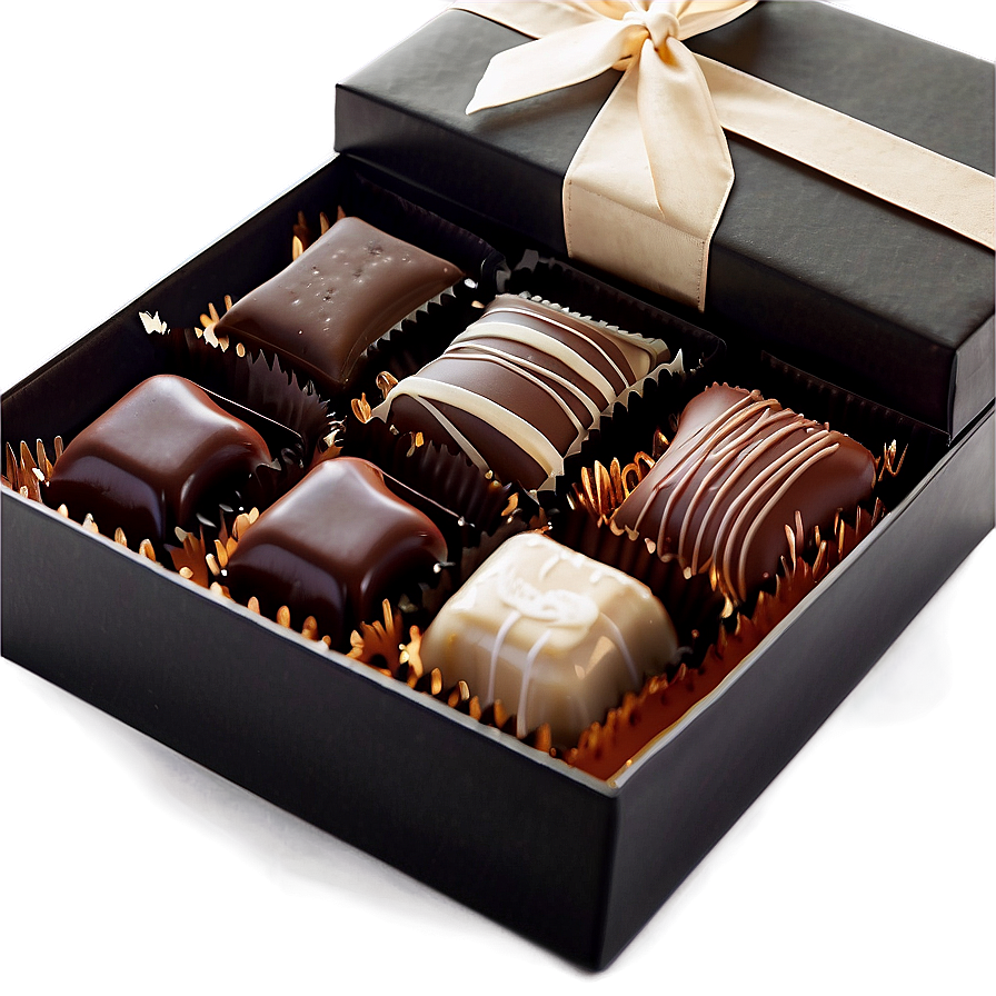 Chocolate Box With Personal Message Png Hsq66