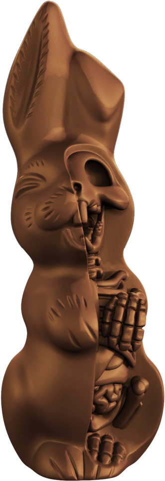 Chocolate Bunny Sculpture