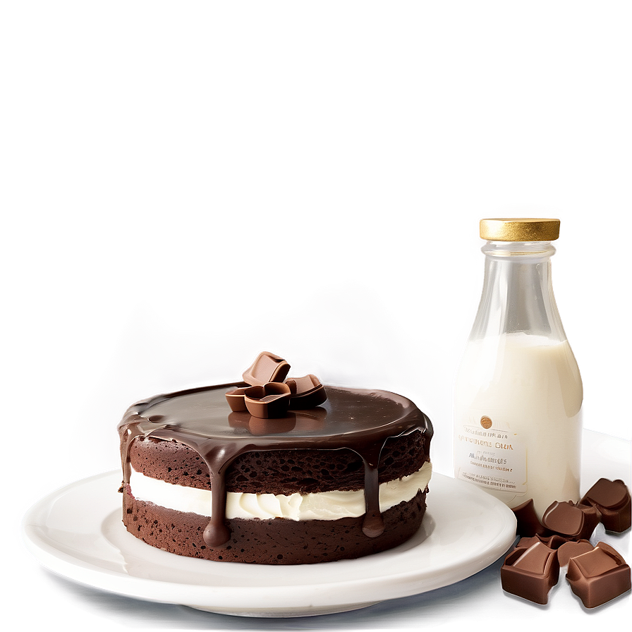 Chocolate Cake With Cream Cheese Png Njh62