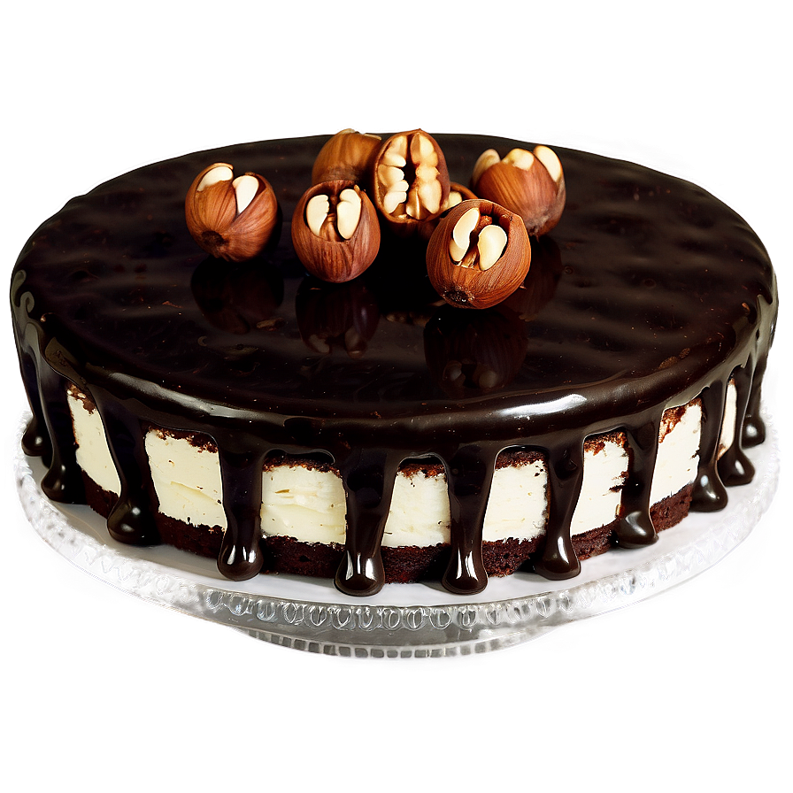 Chocolate Cake With Hazelnuts Png Caj34