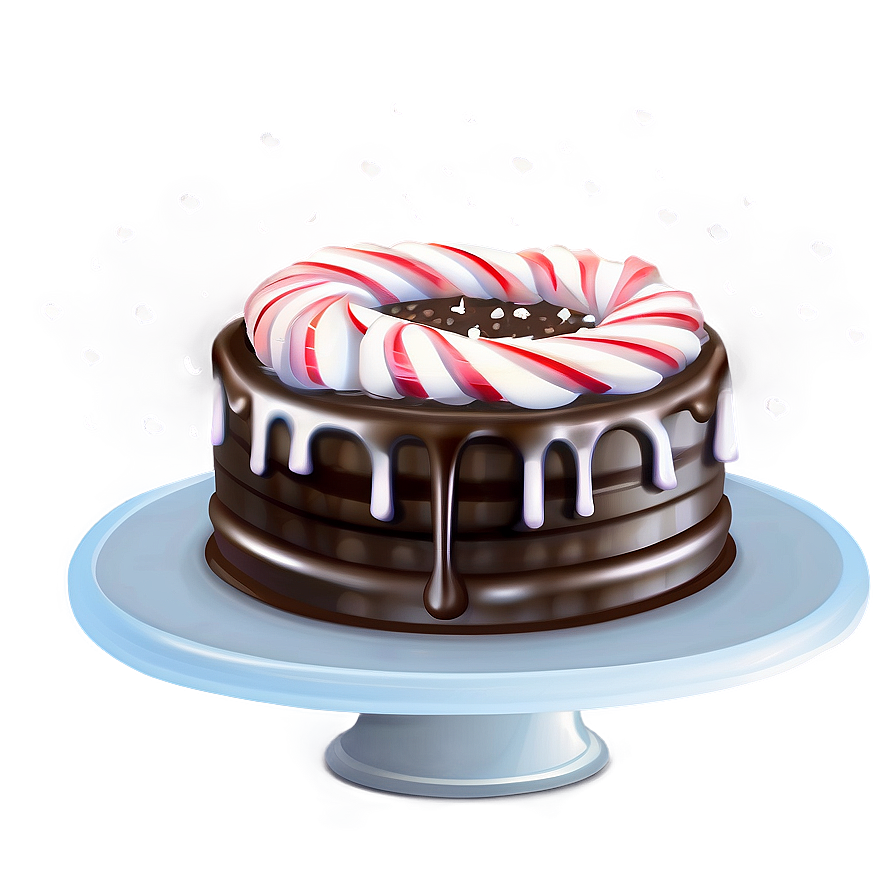 Chocolate Cake With Peppermint Png 69