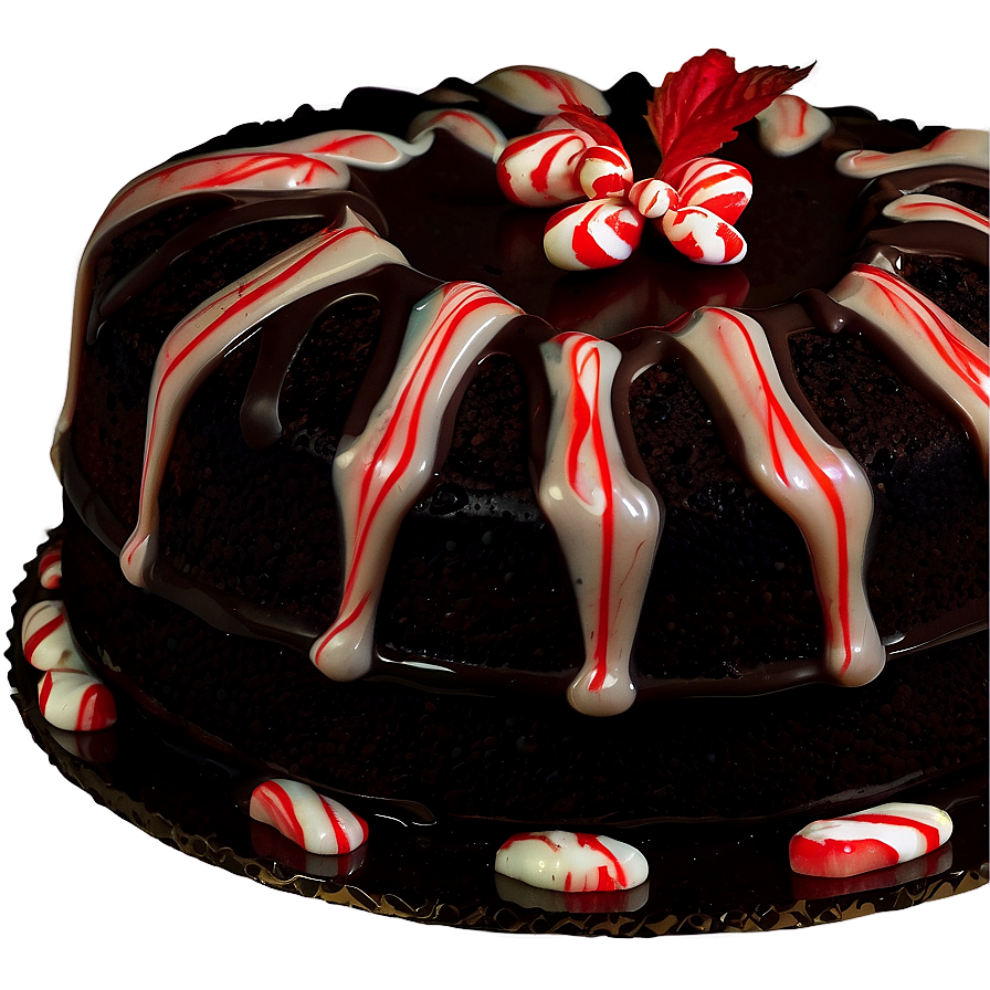 Chocolate Cake With Peppermint Png 79