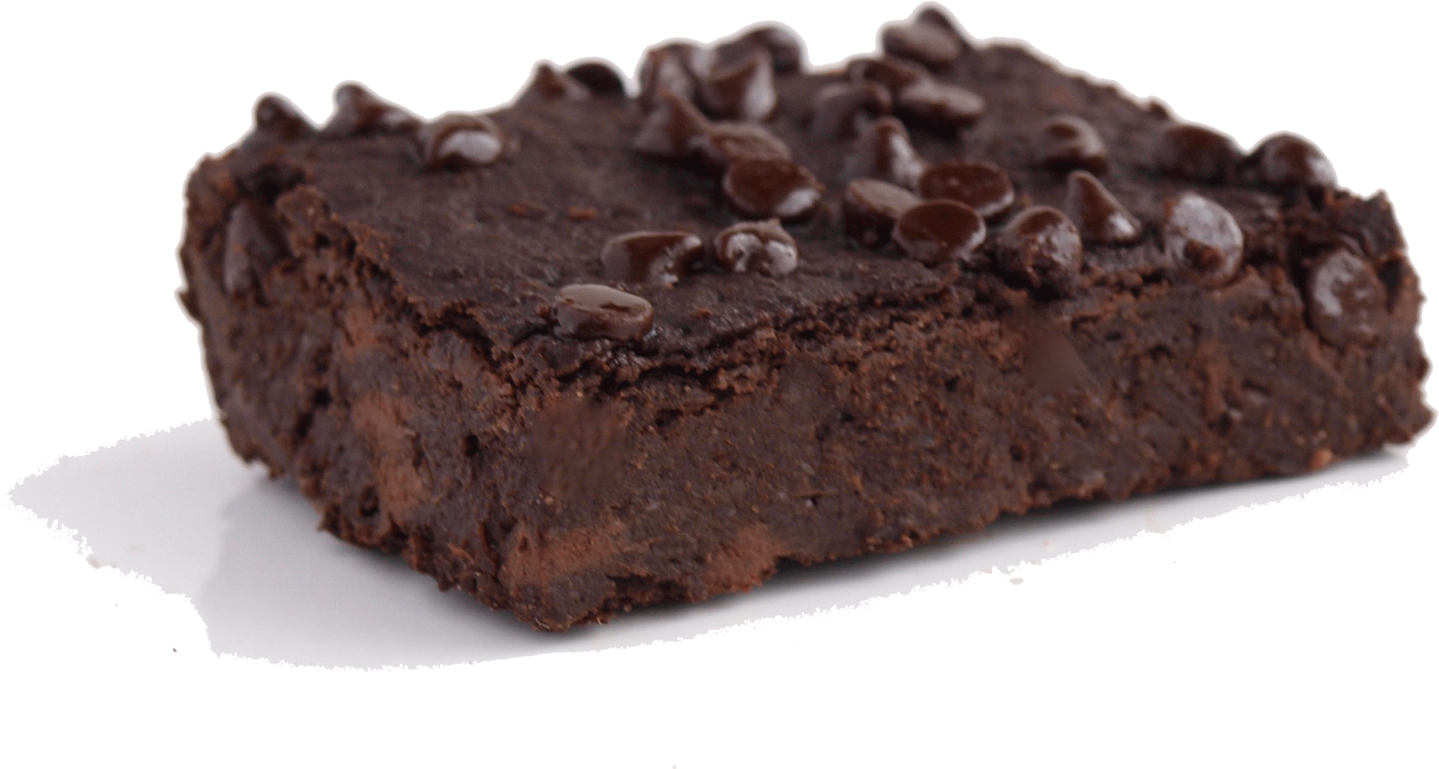 Chocolate Chip Brownie Closeup