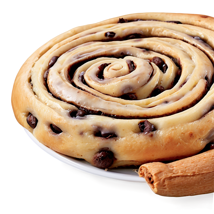 Chocolate Chip Cinnamon Roll Twist Png Bij24