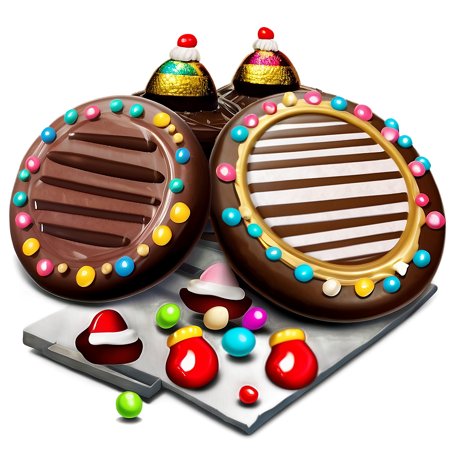 Chocolate Christmas Cookie Varieties Png 06202024