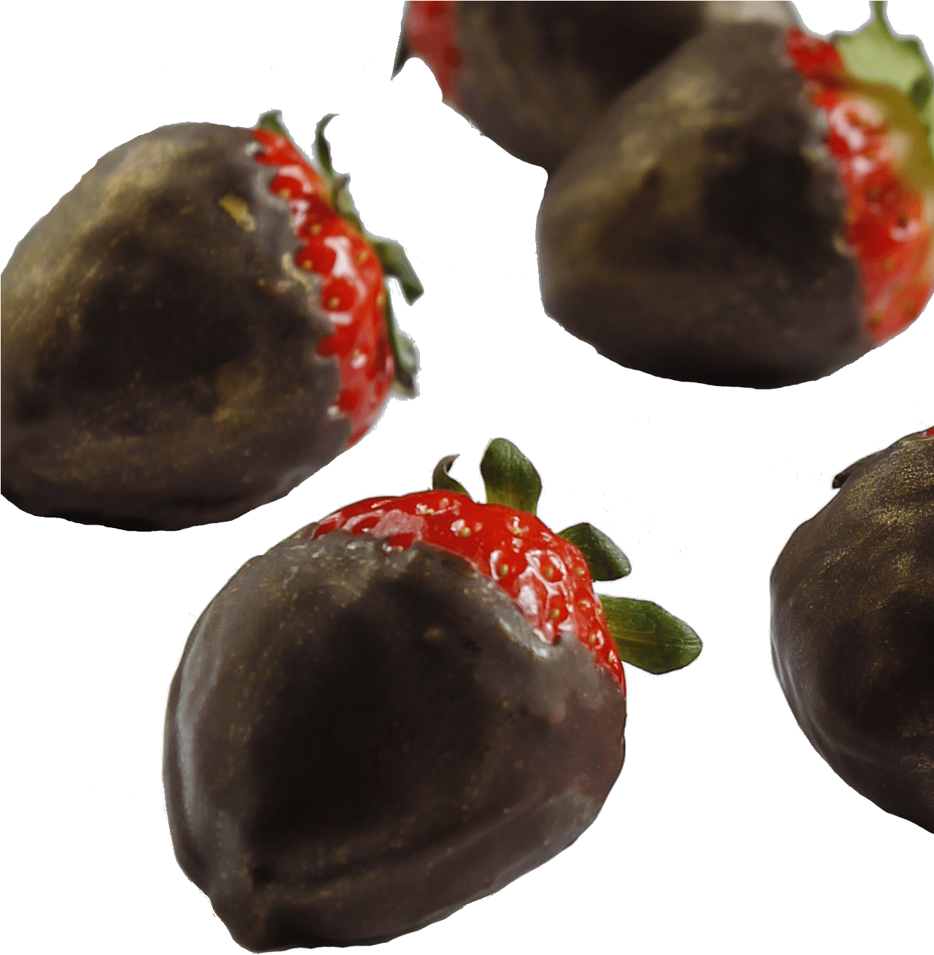 Chocolate Covered Strawberries Floating