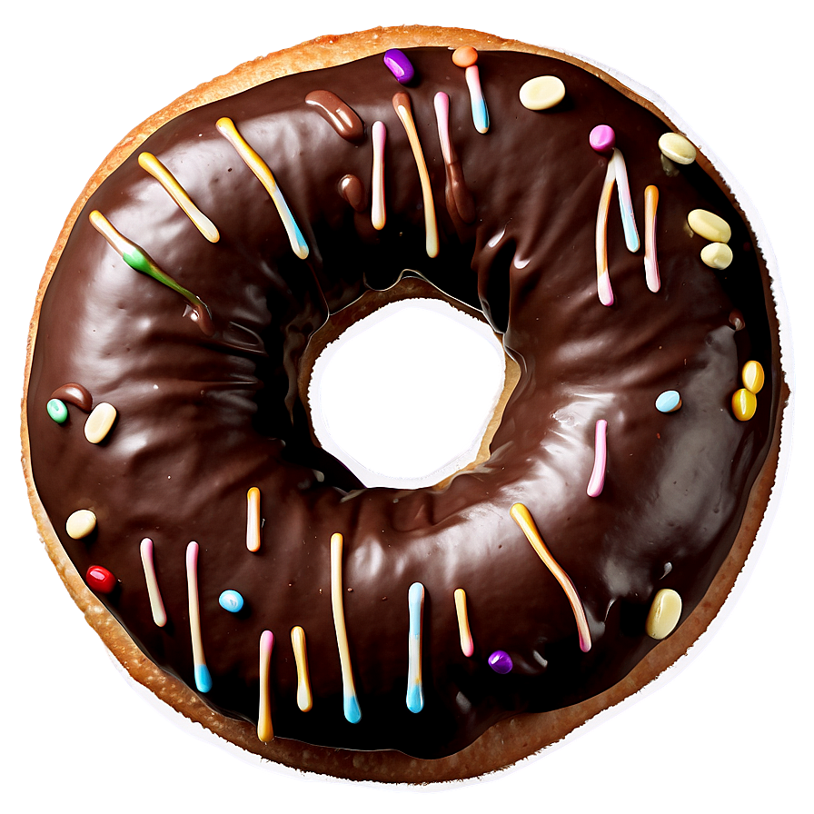 Chocolate Doughnut Png 06122024