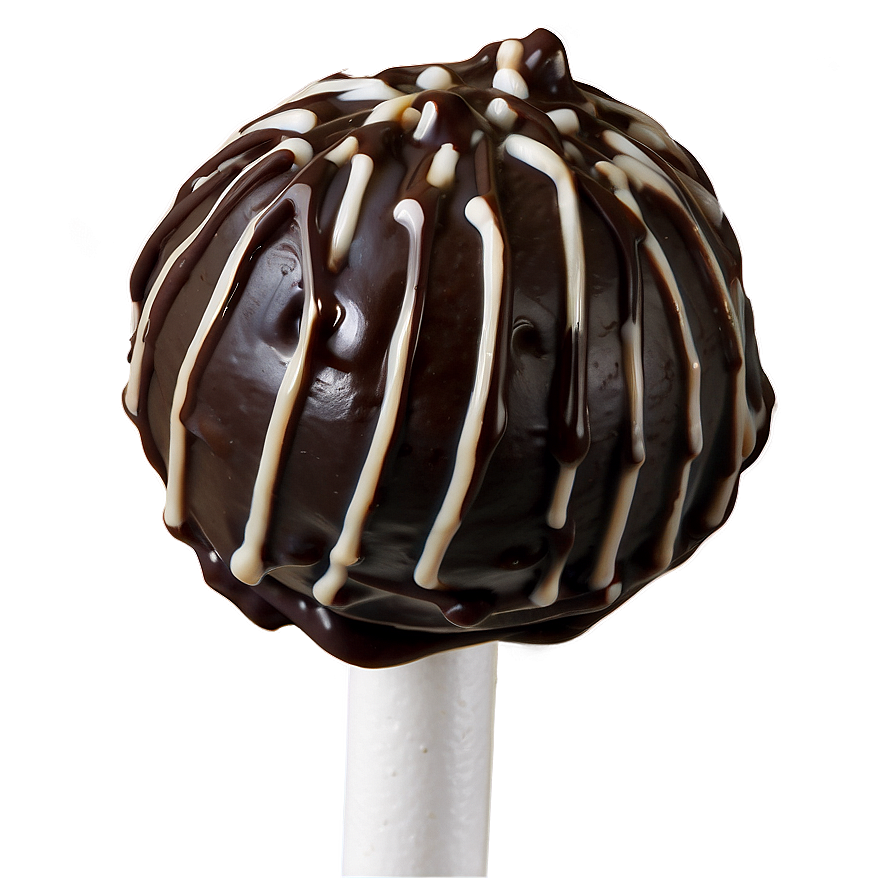 Chocolate Drizzle Cake Pop Png Mbq