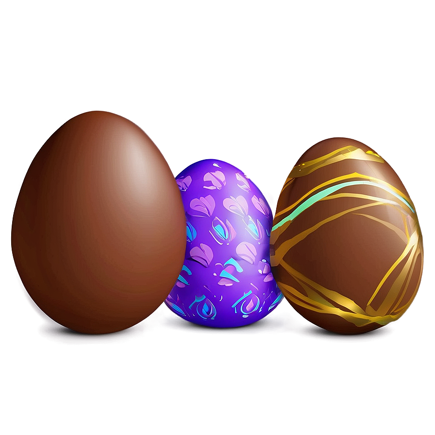 Chocolate Easter Eggs Png Xbm