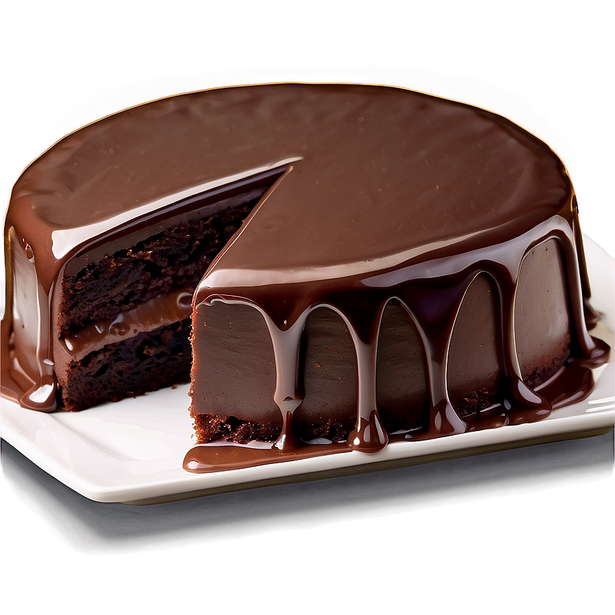 Chocolate Ganache Cake Png Dyf57