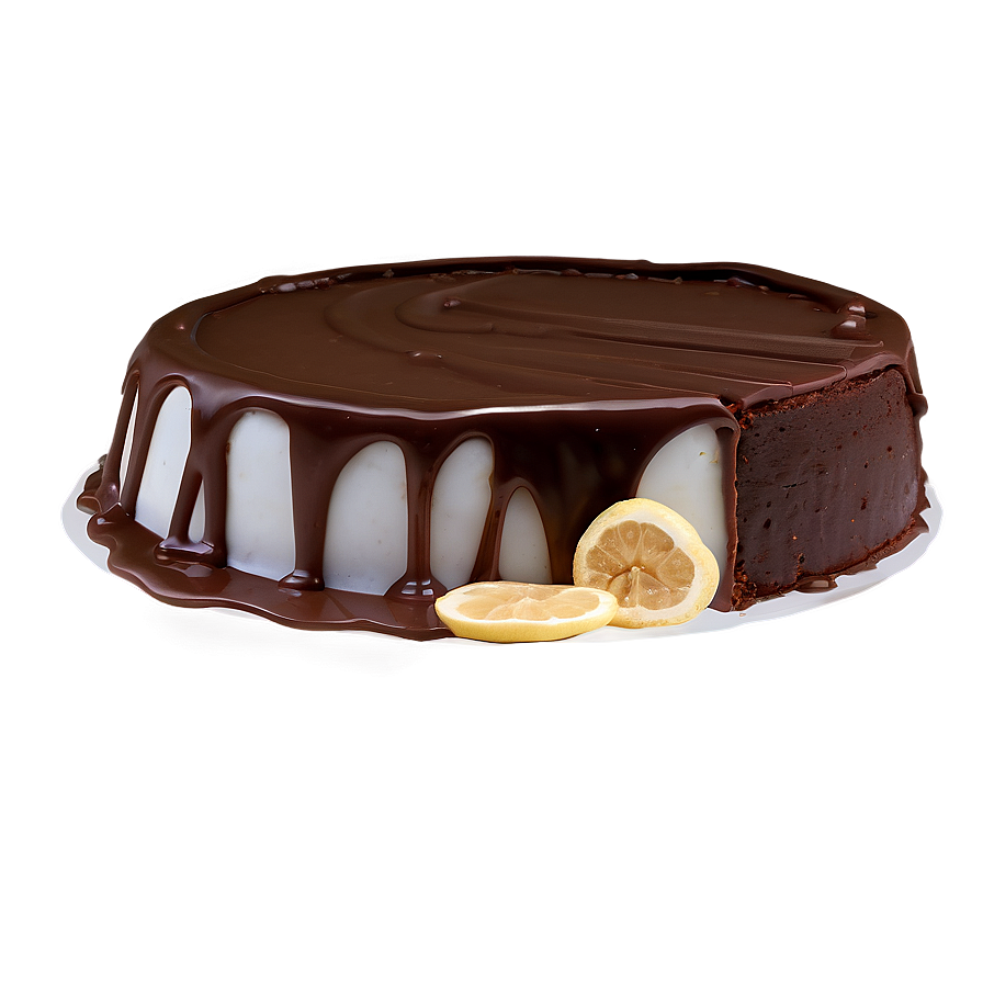 Chocolate Ganache Cake Png Xks7