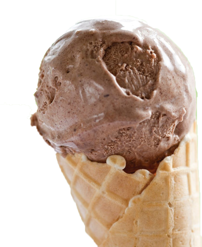 Chocolate Ice Cream Cone