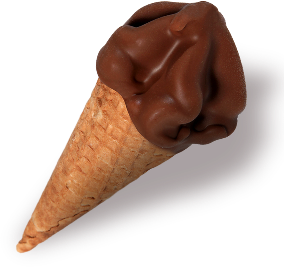 Chocolate Ice Cream Cone Melting