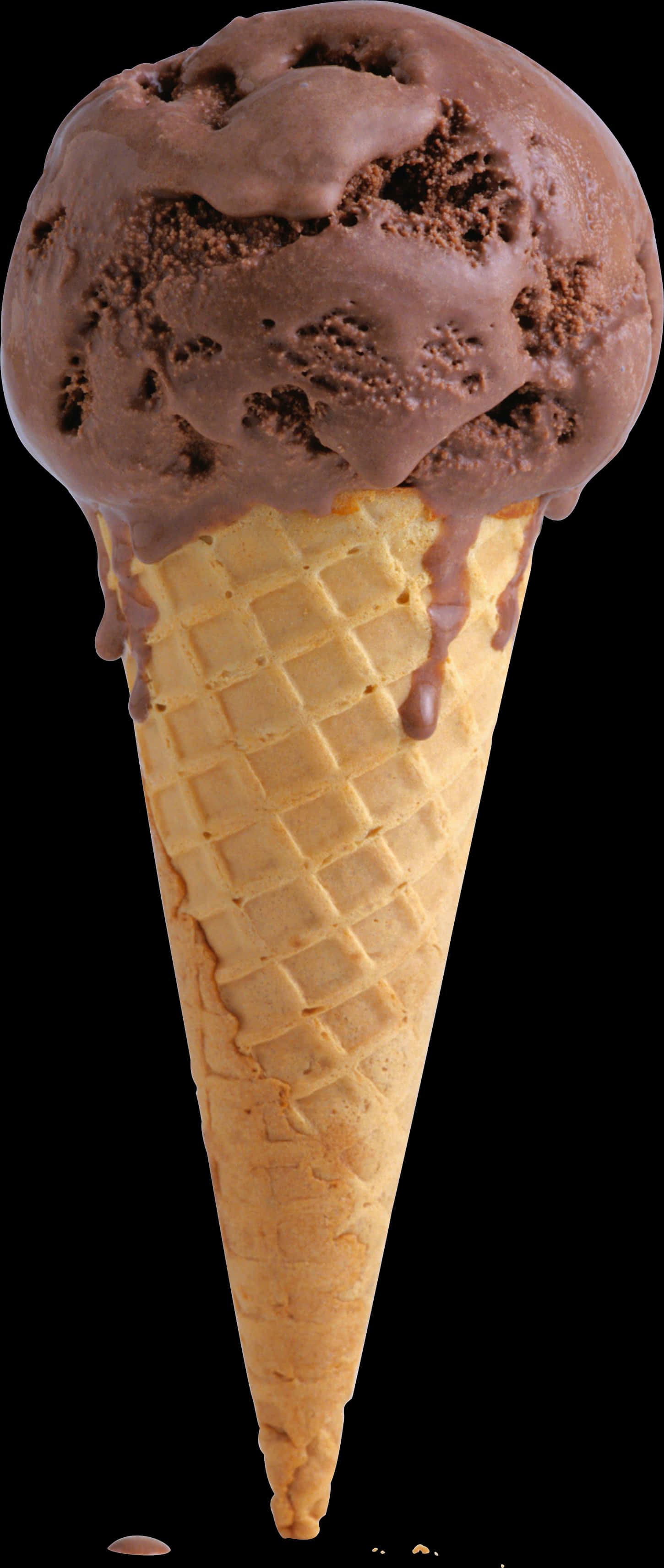 Chocolate Ice Cream Cone