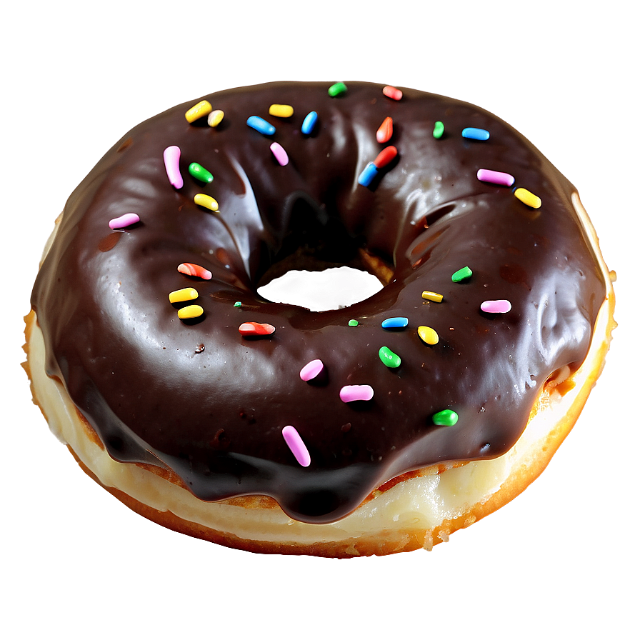 Chocolate Iced Doughnut Png 40