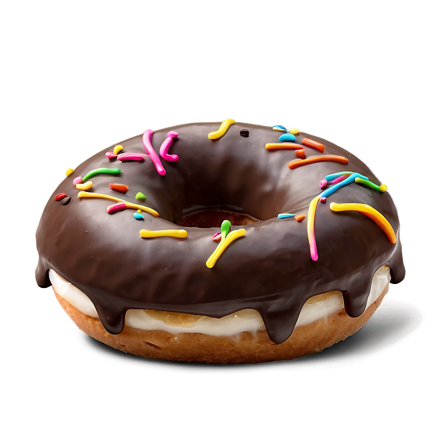 Chocolate Iced Doughnut Png Nte