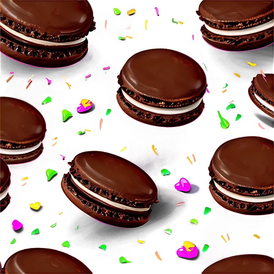 Chocolate Macaron Png Cpt7