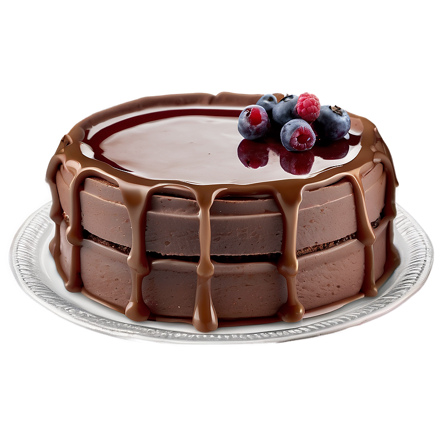 Chocolate Mousse Cake Elegance Png 06202024