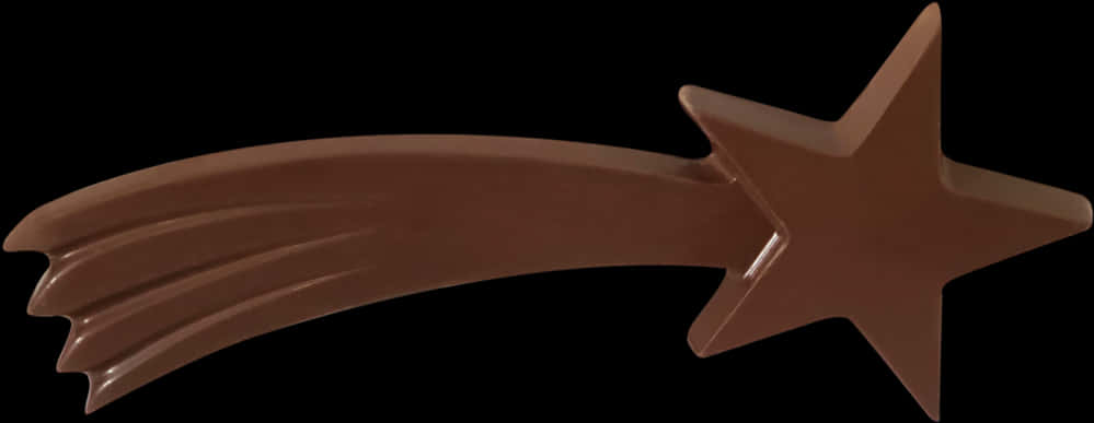 Chocolate Shooting Star Graphic