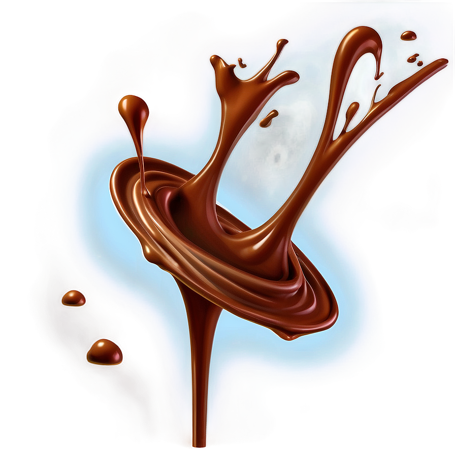 Chocolate Splash Art Png 06262024