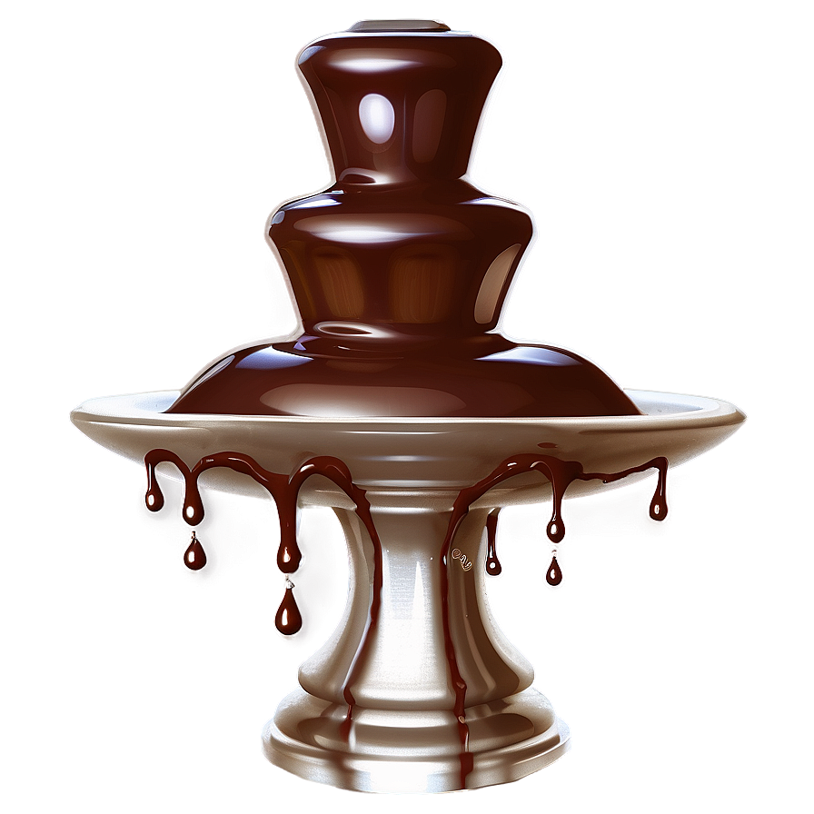 Chocolate Splash Fountain Png 06262024