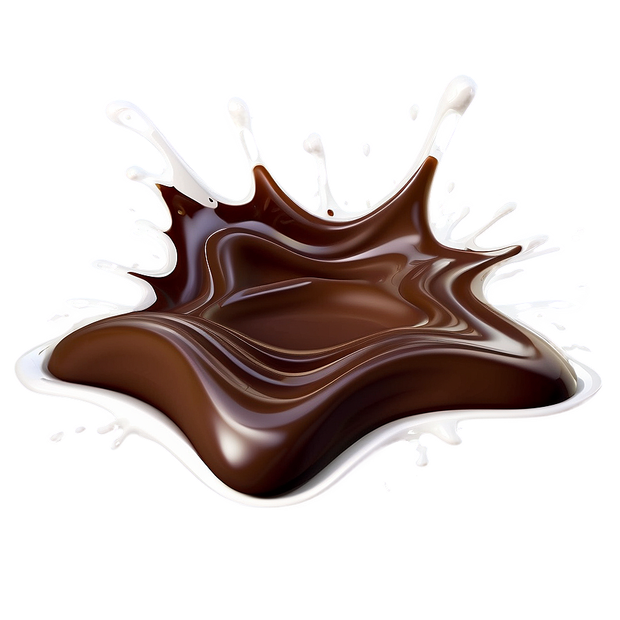 Chocolate Splash Scene Png 06262024