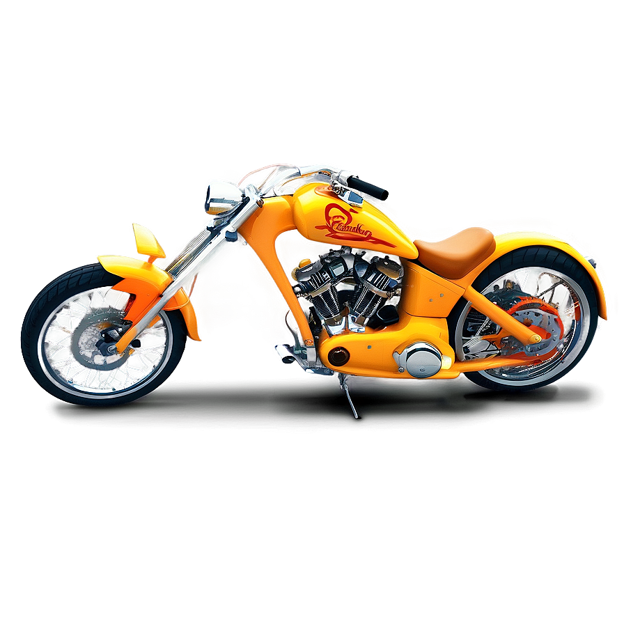 Chopper Motorbike Png Efu30