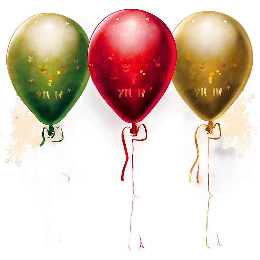 Christmas Balloons Png 18