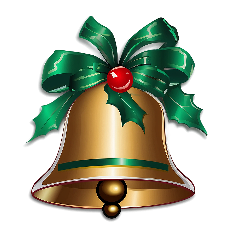 Christmas Bell Outline Png 83