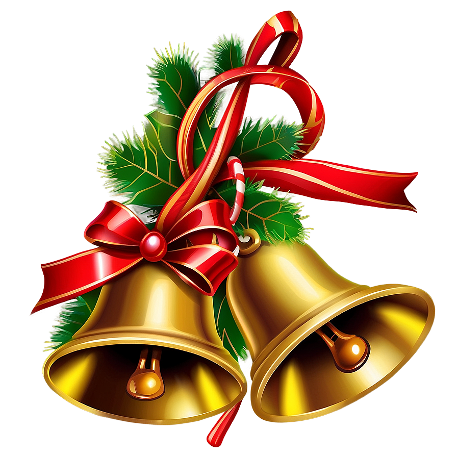 Christmas Bells And Candies Png Vxi20