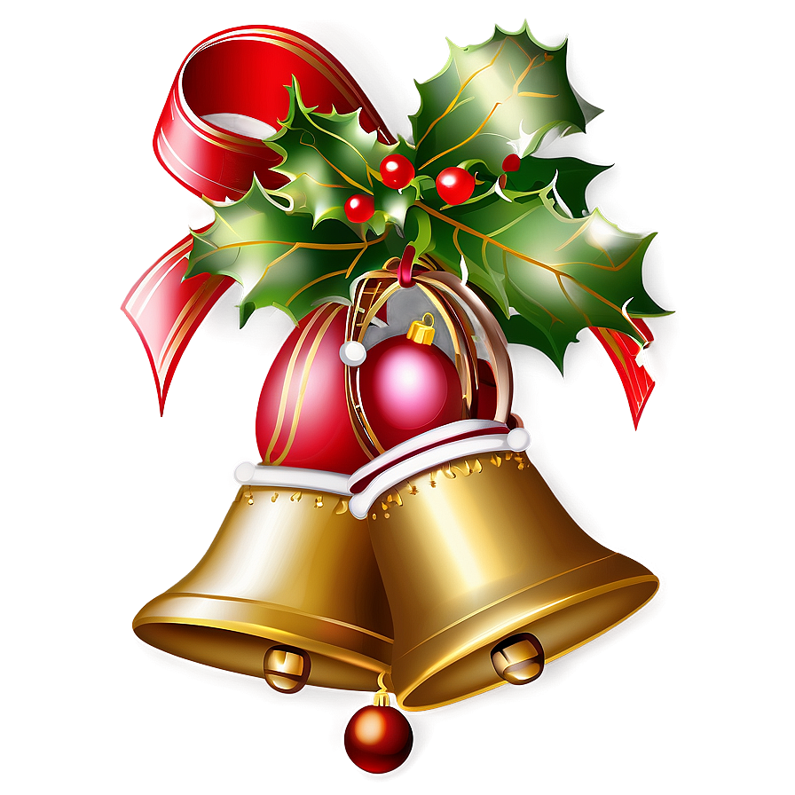 Christmas Bells Clipart Png 06122024