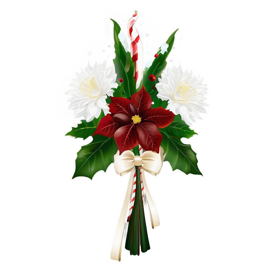 Christmas Bouquet Png Vjv