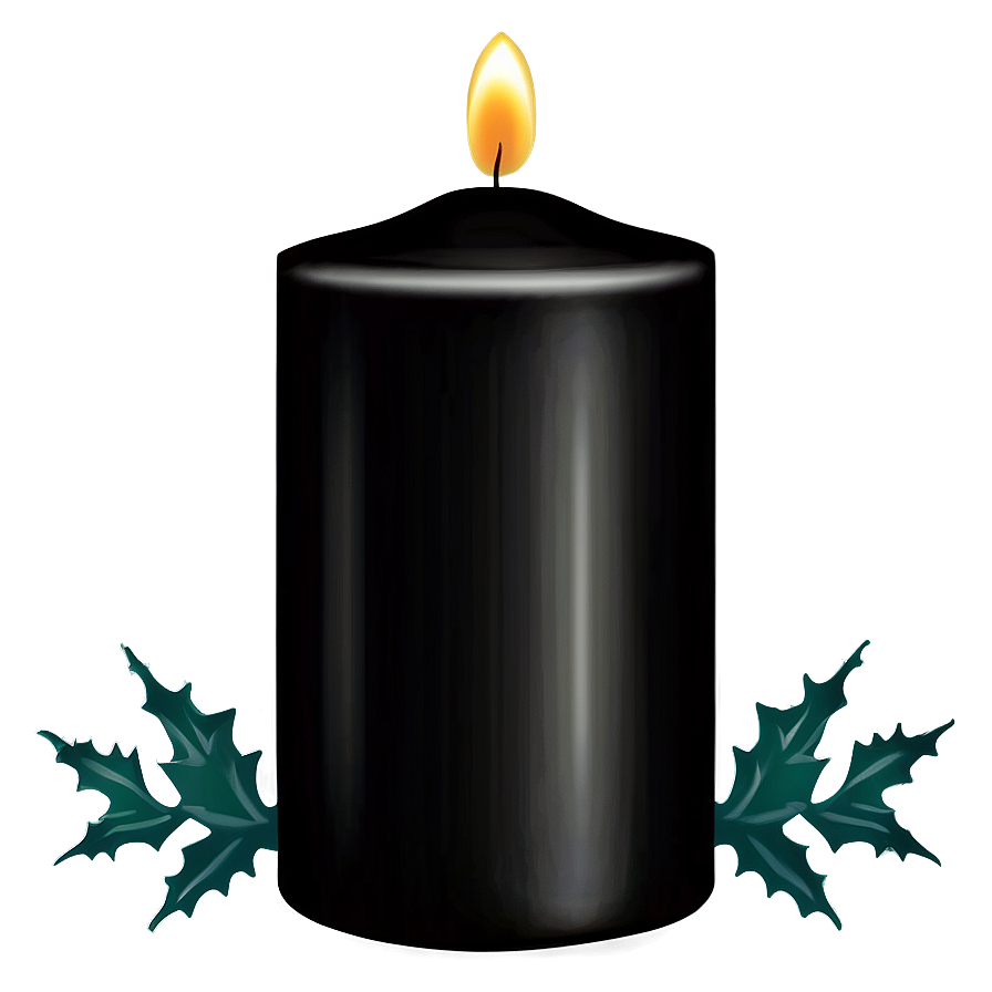 Christmas Candle Silhouette Png Bjm