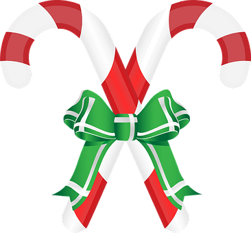 Christmas Candy Cane Clipart