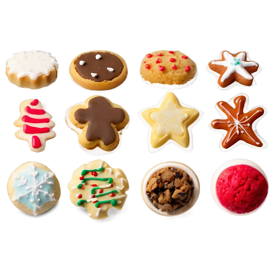 Christmas Cookie Flavor Combinations Png Qkr