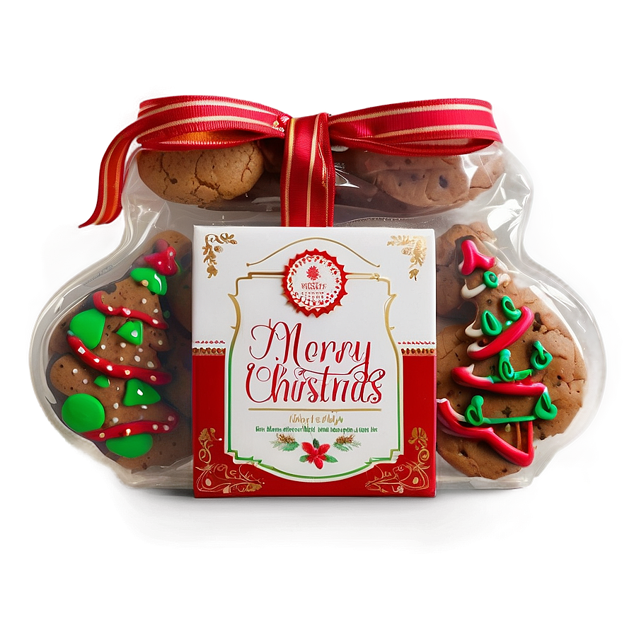 Christmas Cookie Gift Packaging Png 62