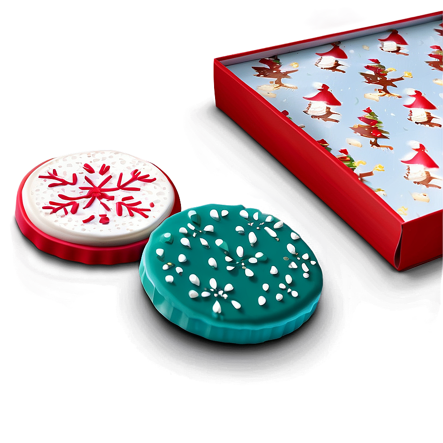 Christmas Cookie Gift Packaging Png Upu50