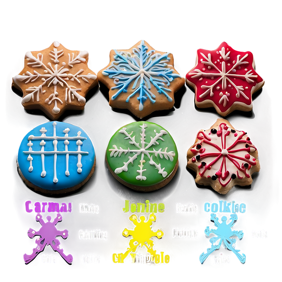 Christmas Cookie Icing Color Guide Png 40