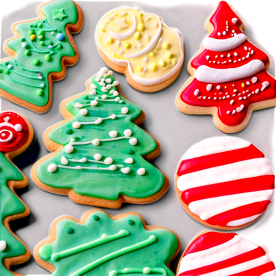 Christmas Cookie Icing Color Guide Png Flm51