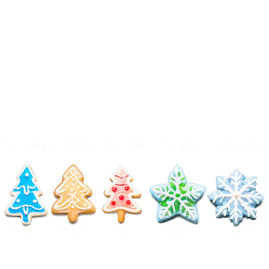 Christmas Cookie Icing Color Guide Png Xpm