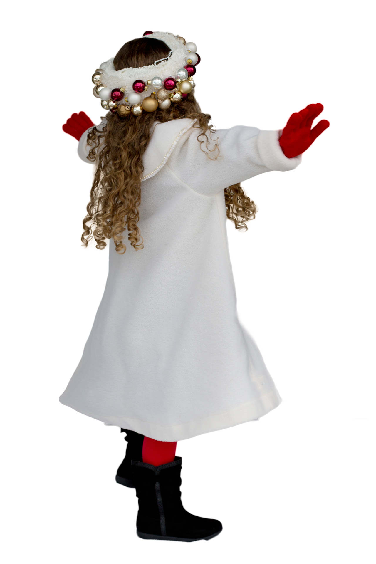 Christmas Costume Child Dabbing Pose